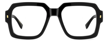 Men Premium Dsquared2 Eyeglasses: D2 0148 - Black - SpecSMART Eye Clinic (Front View)